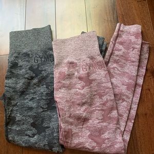 gymshark camo leggings